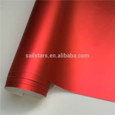 Best Quality Matte Chrome Red Vinyl Wrap Bubble Free For Car Wrapping