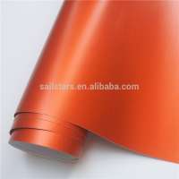 Best Quality Orange Matt Chrome Vinyl Film Bubble Free For Car Wrapping