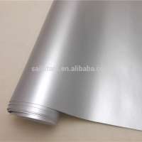 Best Quality Matte Satin Chrome Metallic Silver Vinyl Folie Film Bubble Free For Car Wrapping