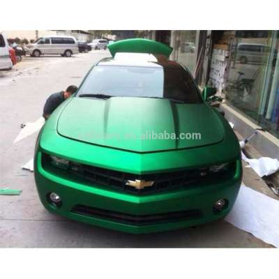 Best Quality Matte Chrome Green Vinyl Film Wrapping Bubble Free For Car Wrapping