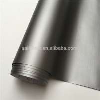 High Quality Matte Gunmetal Grey Vinyl Wrap Film Bubble Free For Car Wrapping 1.52m*30m