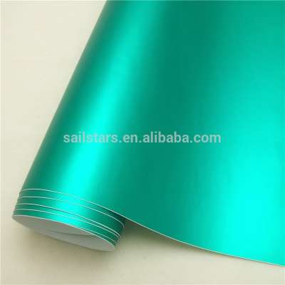 Best Quality Satin Matte Chrome Tiffany Blue Vinyl Wrap Sheet Bubble Free For Car Wrapping